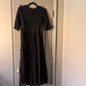 Pinkblush Black Long Sleeve Dress